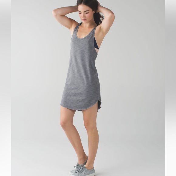 Lululemon Water: Salty Swim Dress Heathered Slate - Picture 3 of 13